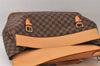 Authentic Louis Vuitton Damier Clipper 2Way Shoulder Hand Bag M99039 LV 5209K