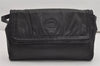 Authentic GUCCI Vintage Shoulder Cross Body Bag Purse Leather Black 5210I