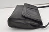 Authentic GUCCI Vintage Shoulder Cross Body Bag Purse Leather Black 5210I
