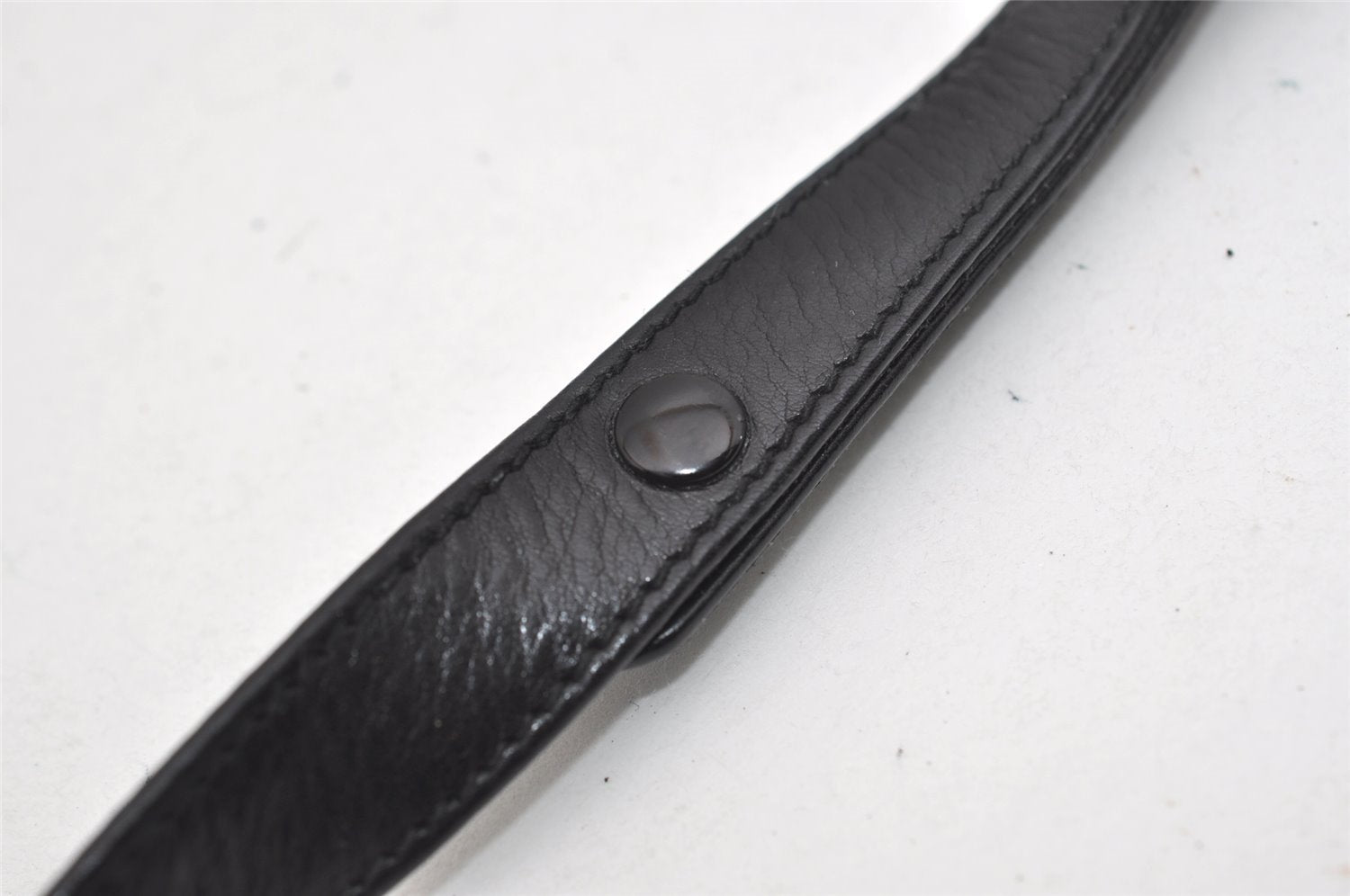 Authentic GUCCI Vintage Shoulder Cross Body Bag Purse Leather Black 5210I