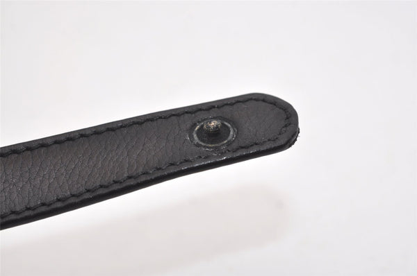 Authentic GUCCI Vintage Shoulder Cross Body Bag Purse Leather Black 5210I