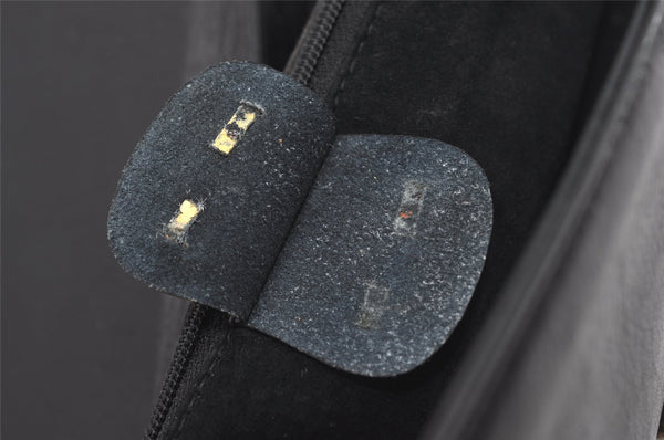 Authentic GUCCI Vintage Shoulder Cross Body Bag Purse Leather Black 5210I