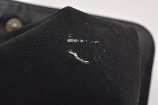 Authentic GUCCI Vintage Shoulder Cross Body Bag Purse Leather Black 5210I