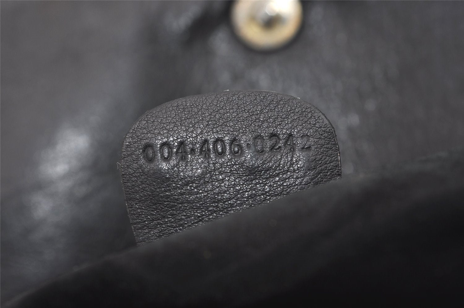 Authentic GUCCI Vintage Shoulder Cross Body Bag Purse Leather Black 5210I