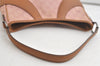 Authentic GUCCI Shoulder Hand Bag Purse GG Canvas Leather 113012 Pink 5210K