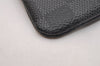 Authentic Louis Vuitton Damier Graphite Pochette Cles Coin Case N60155 Box 5211J