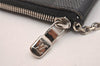 Authentic Louis Vuitton Damier Graphite Pochette Cles Coin Case N60155 Box 5211J