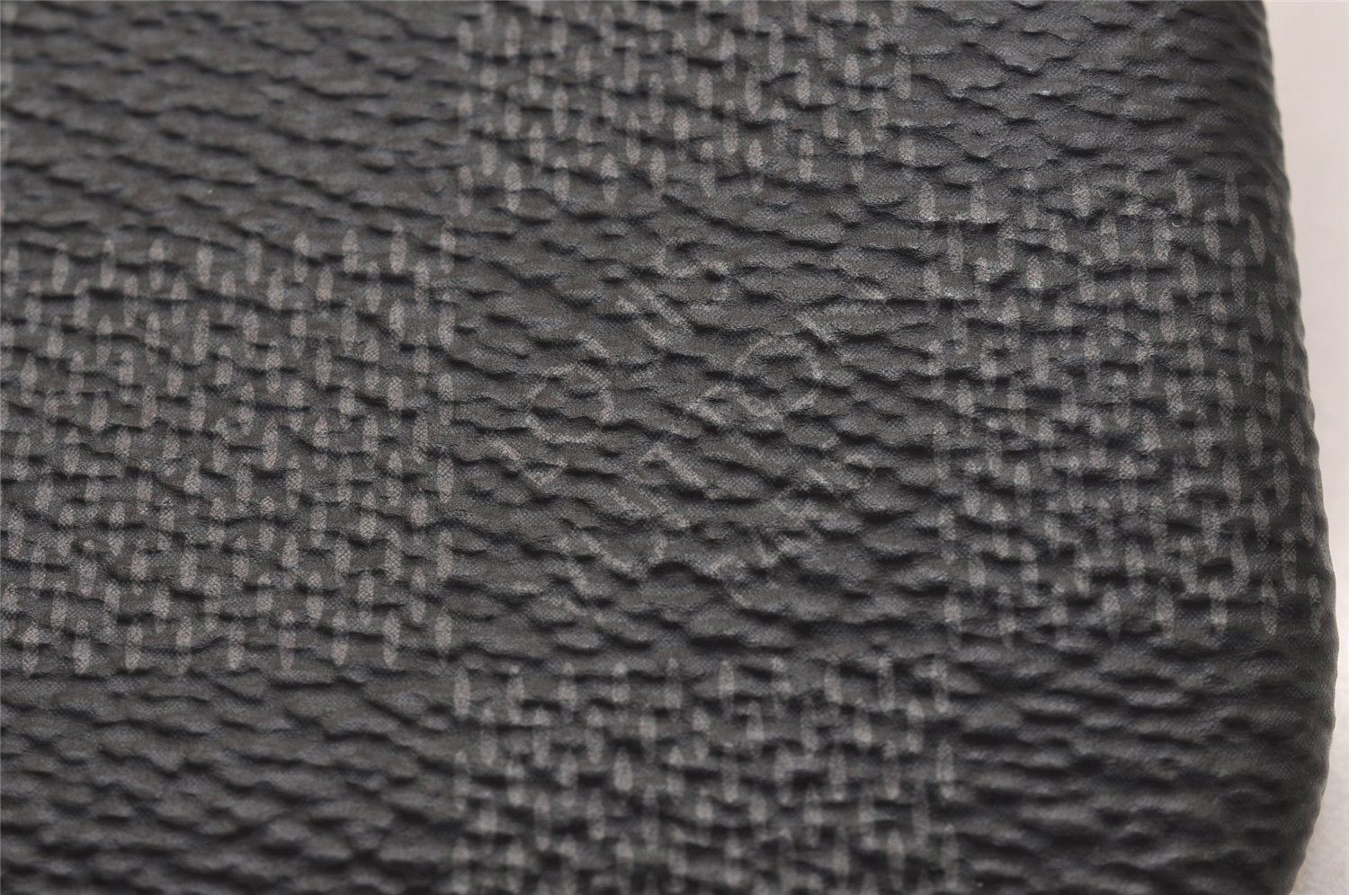 Authentic Louis Vuitton Damier Graphite Pochette Cles Coin Case N60155 Box 5211J