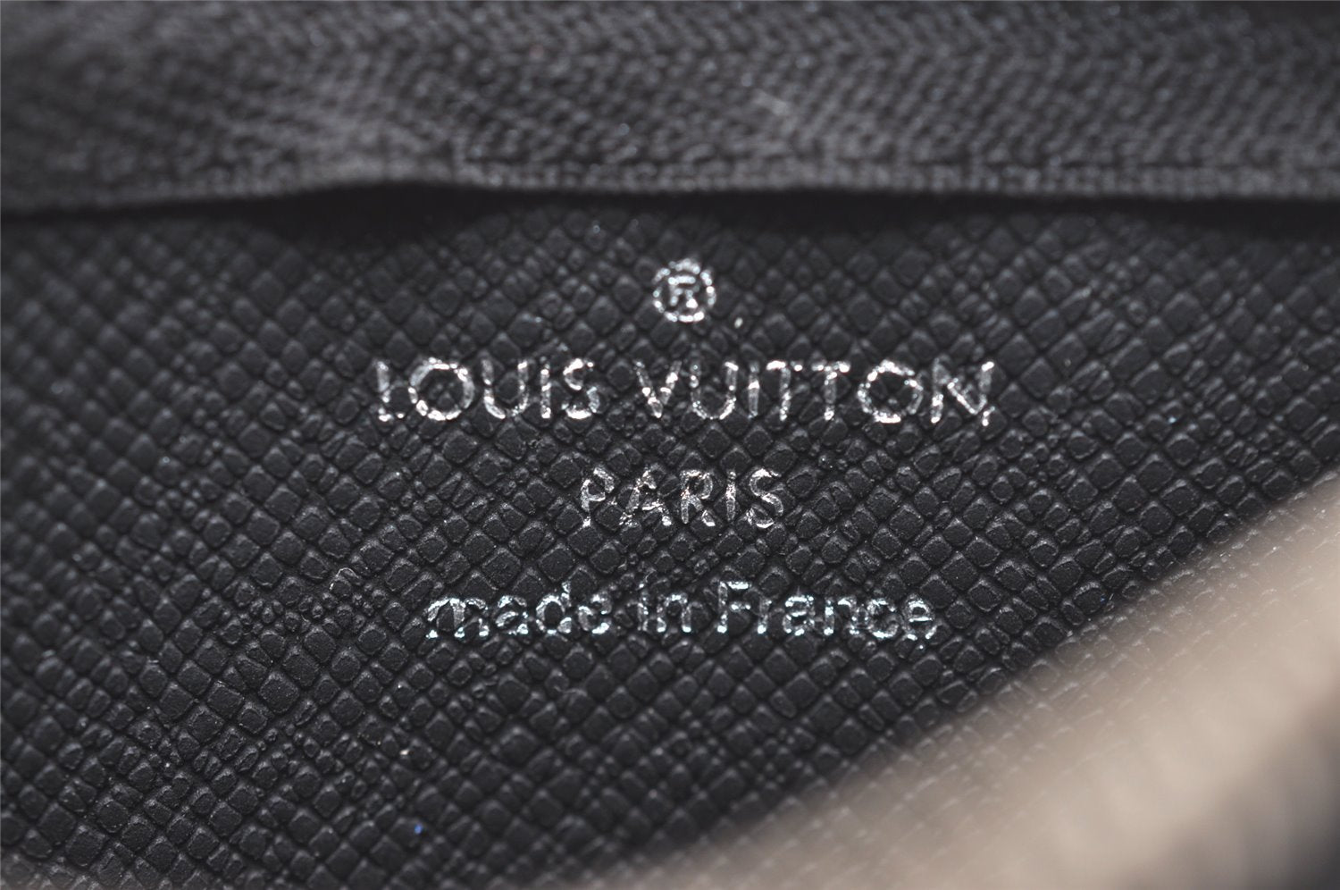 Authentic Louis Vuitton Damier Graphite Pochette Cles Coin Case N60155 Box 5211J