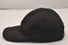 Authentic GUCCI Web Sherry Line Interlocking G Cap Canvas Size L Black 5214J