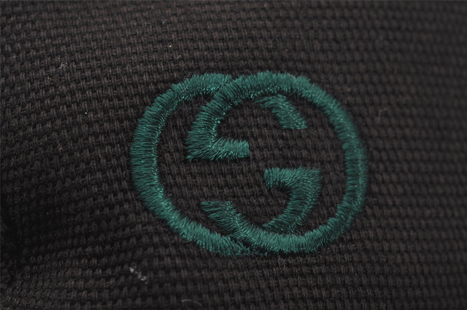 Authentic GUCCI Web Sherry Line Interlocking G Cap Canvas Size L Black 5214J