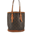 Authentic Louis Vuitton Monogram Bucket PM Shoulder Bag Old Model LV Junk 5216K