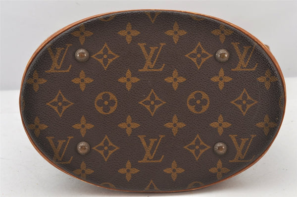 Authentic Louis Vuitton Monogram Bucket PM Shoulder Bag Old Model LV Junk 5216K