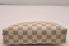 Authentic Louis Vuitton Damier Azur Pochette Cosmetic GM Pouch N23346 LV 5218J