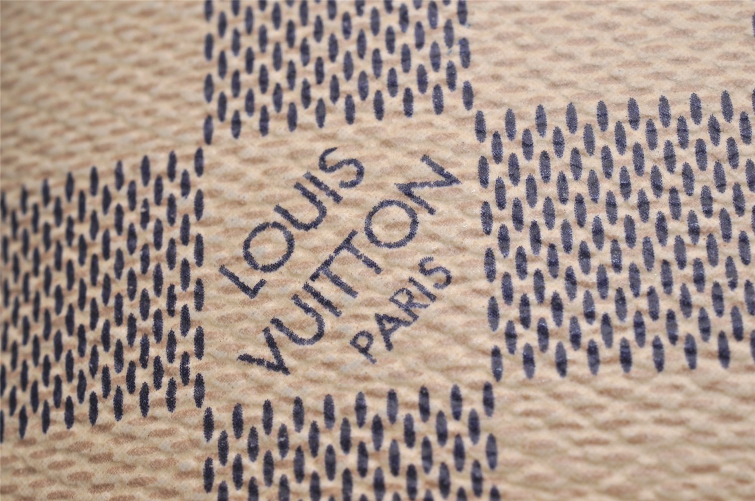 Authentic Louis Vuitton Damier Azur Pochette Cosmetic GM Pouch N23346 LV 5218J