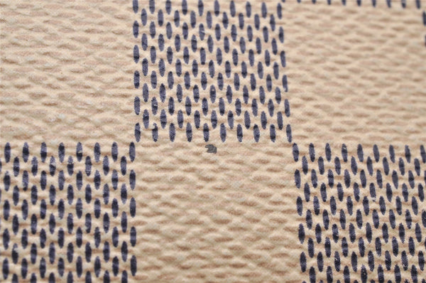 Authentic Louis Vuitton Damier Azur Pochette Cosmetic GM Pouch N23346 LV 5218J