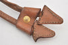 Authentic CELINE Macadam Blason Pattern Backpack PVC Leather Brown 5218K