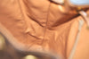 Authentic CELINE Macadam Blason Pattern Backpack PVC Leather Brown 5218K