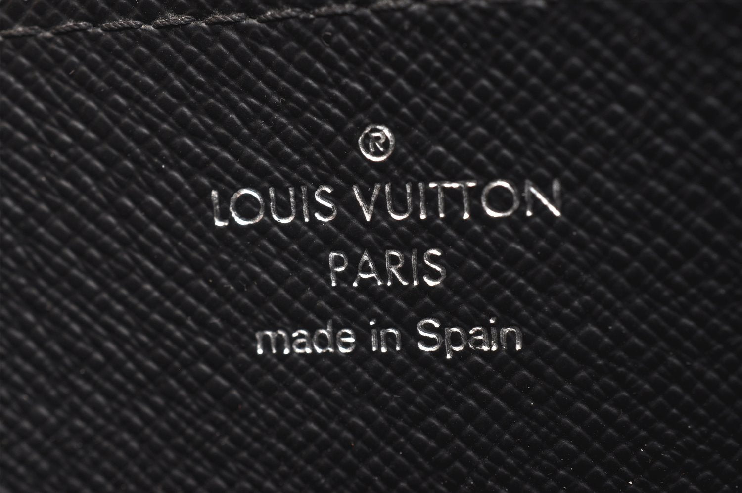 Authentic Louis Vuitton Monogram Eclipse Zippy XL Wallet M61698 LV 5219J