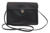 Authentic Christian Dior Shoulder Cross Body Bag Purse Leather Black 5219K