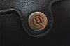 Authentic Christian Dior Shoulder Cross Body Bag Purse Leather Black 5219K