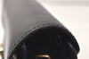 Authentic Christian Dior Shoulder Cross Body Bag Purse Leather Black 5219K