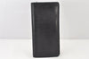 Authentic Louis Vuitton Epi Portefeuille Brazza Wallet Black M60622 LV 5220K