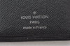 Authentic Louis Vuitton Epi Portefeuille Brazza Wallet Black M60622 LV 5220K