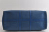 Authentic Louis Vuitton Epi Keepall 45 Boston Travel Bag Blue M42975 LV 5222I