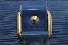 Authentic Louis Vuitton Epi Keepall 45 Boston Travel Bag Blue M42975 LV 5222I