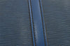 Authentic Louis Vuitton Epi Keepall 45 Boston Travel Bag Blue M42975 LV 5222I