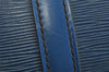 Authentic Louis Vuitton Epi Keepall 45 Boston Travel Bag Blue M42975 LV 5222I