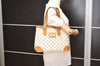 Authentic Louis Vuitton Damier Azur Hampstead PM N51207 Shoulder Tote Bag 5223I