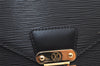 Auth Louis Vuitton Epi Serviette Ambassadeur Black Briefcase M54412 LV 5223K