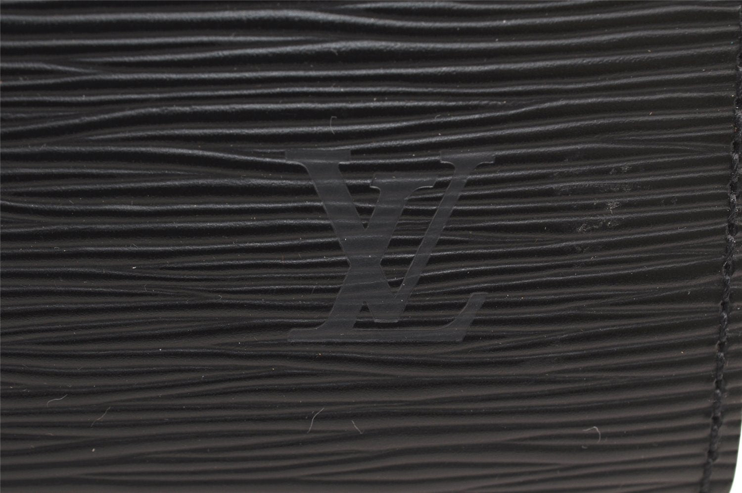 Auth Louis Vuitton Epi Serviette Ambassadeur Black Briefcase M54412 LV 5223K