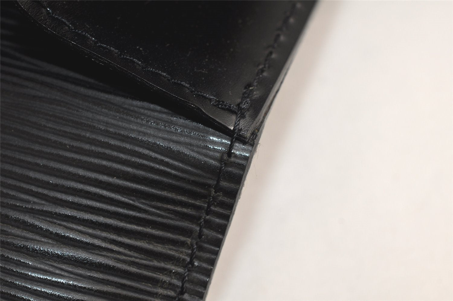 Auth Louis Vuitton Epi Serviette Ambassadeur Black Briefcase M54412 LV 5223K