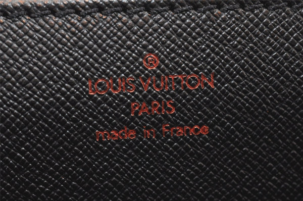 Auth Louis Vuitton Epi Serviette Ambassadeur Black Briefcase M54412 LV 5223K