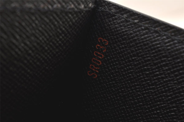 Auth Louis Vuitton Epi Serviette Ambassadeur Black Briefcase M54412 LV 5223K