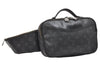 Authentic Louis Vuitton Monogram Eclipse Bum Bag Waist Bag Black M42906 LV 5224K