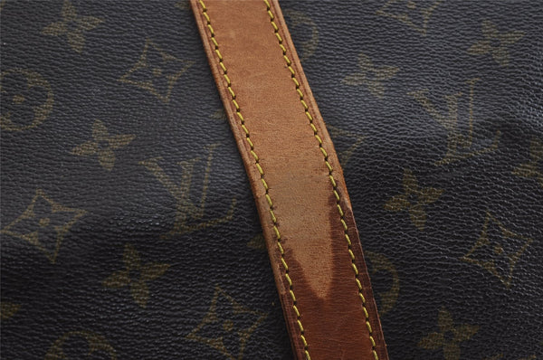 Authentic Louis Vuitton Monogram Keepall Bandouliere 50 M41416 Boston Bag 5225I