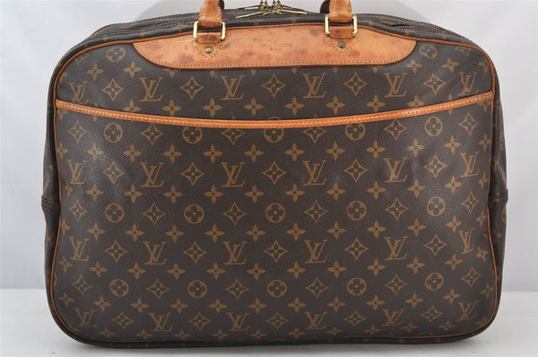 Authentic Louis Vuitton Monogram Alize 24 Heures Boston Hand Bag M41399 LV 5225K