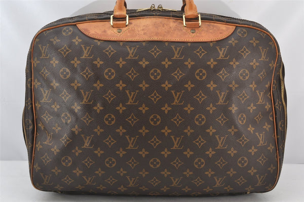 Authentic Louis Vuitton Monogram Alize 24 Heures Boston Hand Bag M41399 LV 5225K