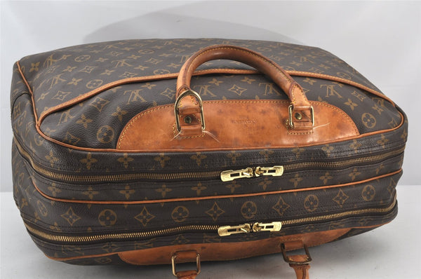 Authentic Louis Vuitton Monogram Alize 24 Heures Boston Hand Bag M41399 LV 5225K