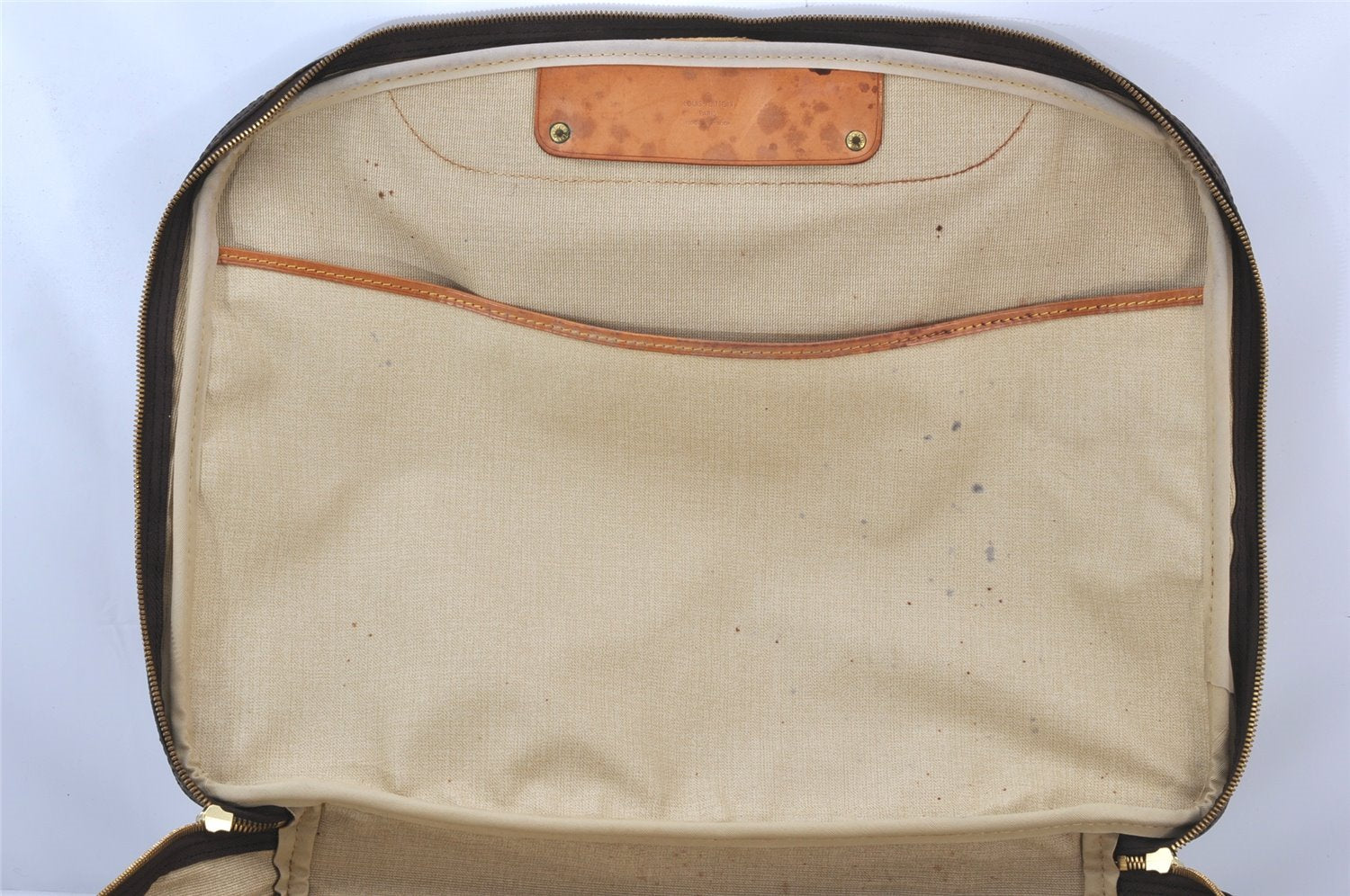 Authentic Louis Vuitton Monogram Alize 24 Heures Boston Hand Bag M41399 LV 5225K