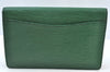 Authentic Louis Vuitton Epi Montaigne 23 Clutch Hand Bag Green M52664 LV 5226H