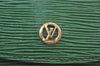 Authentic Louis Vuitton Epi Montaigne 23 Clutch Hand Bag Green M52664 LV 5226H