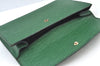 Authentic Louis Vuitton Epi Montaigne 23 Clutch Hand Bag Green M52664 LV 5226H