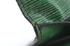 Authentic Louis Vuitton Epi Montaigne 23 Clutch Hand Bag Green M52664 LV 5226H