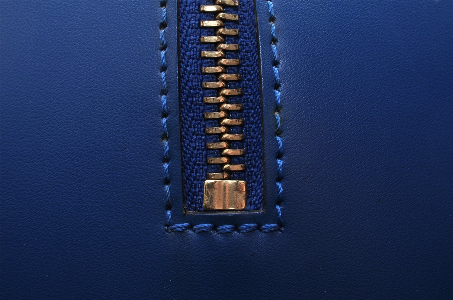 Authentic Louis Vuitton Epi Soufflot Hand Bag Blue M52225 LV 5226I