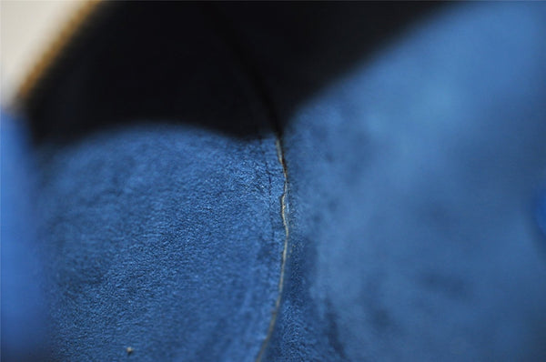 Authentic Louis Vuitton Epi Soufflot Hand Bag Blue M52225 LV 5226I